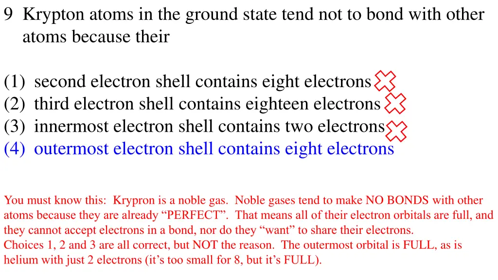 9 krypton atoms in the ground state tend 1