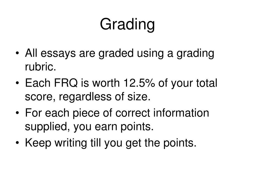 grading