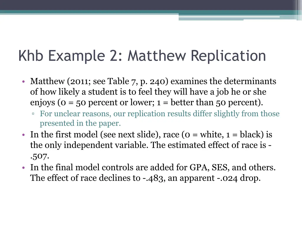 khb example 2 matthew replication