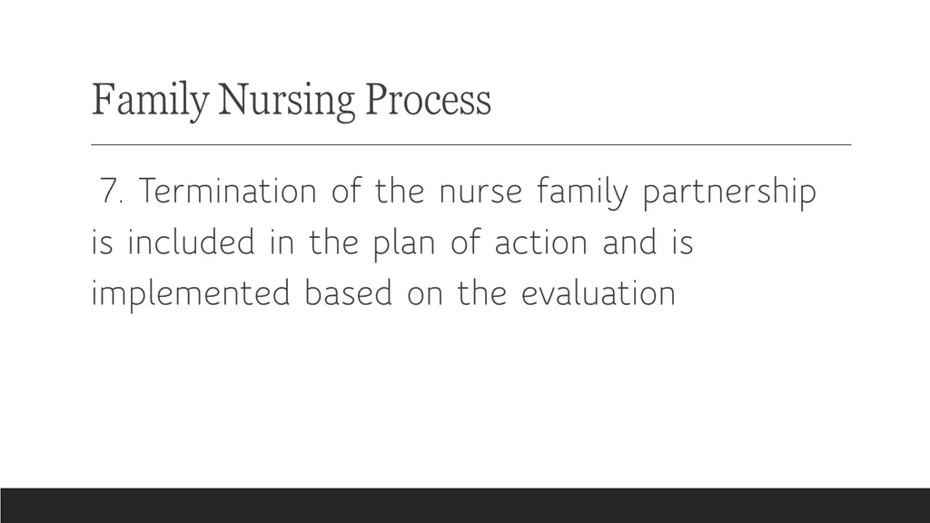 family nursing process