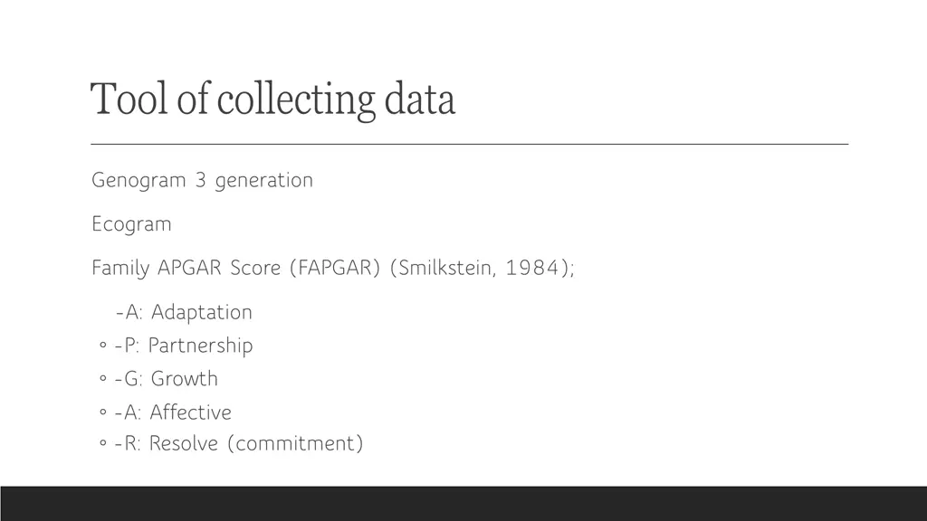 tool of collecting data