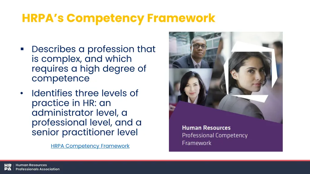 hrpa s competency framework