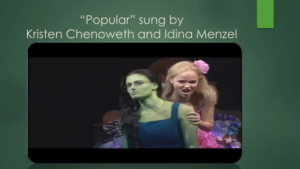 popular sung by kristen chenoweth and idina menzel