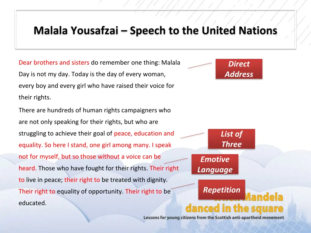 malala yousafzai speech to the united nations