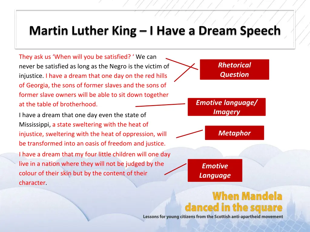 martin luther king i have a dream speech