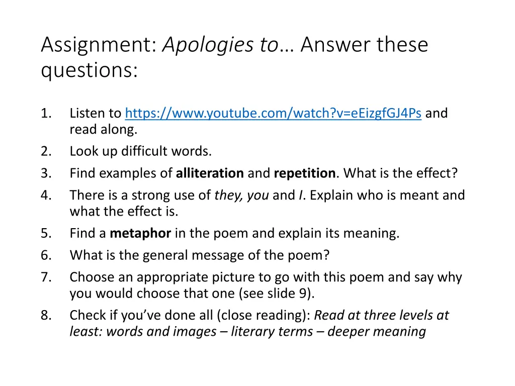 assignment apologies to answer these questions