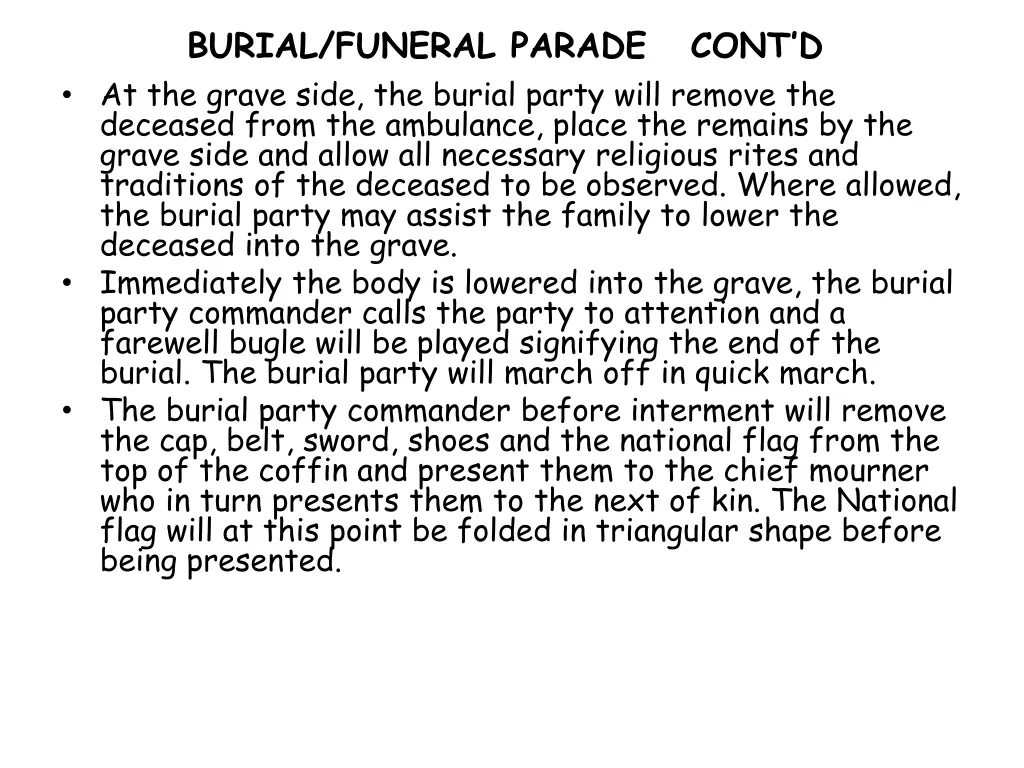 burial funeral parade cont d 2