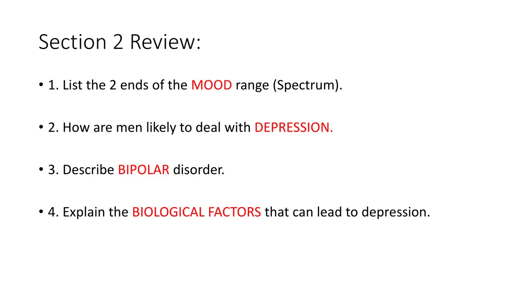 section 2 review