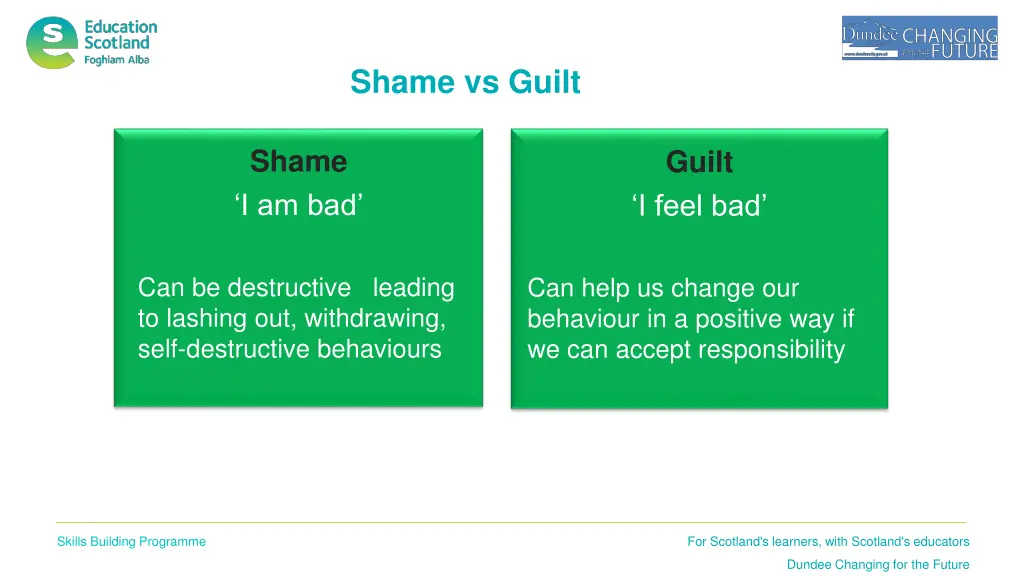 shame vs guilt