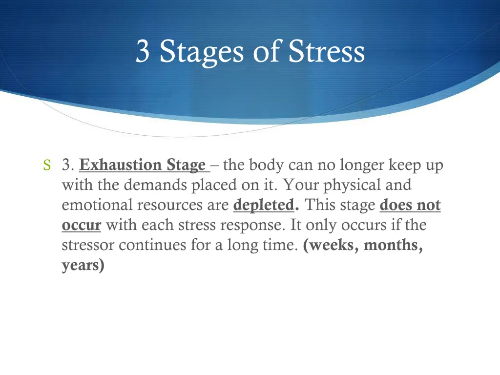 3 stages of stress 2