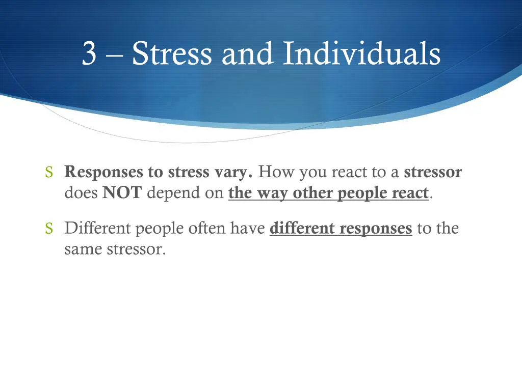 3 stress and individuals