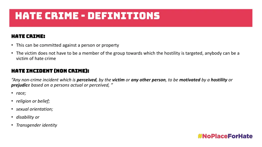 hate crime definitions 2