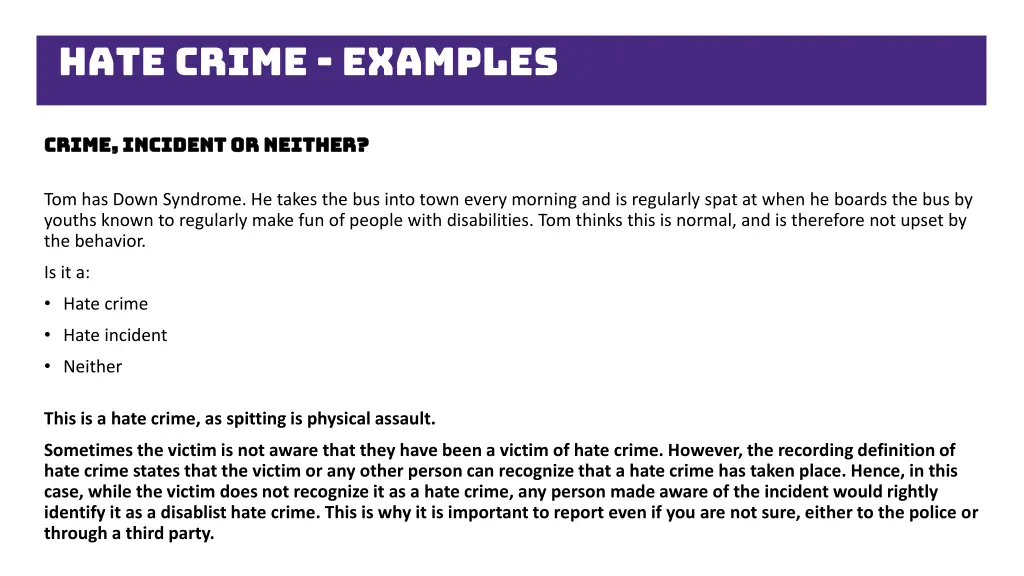 hate crime examples 2