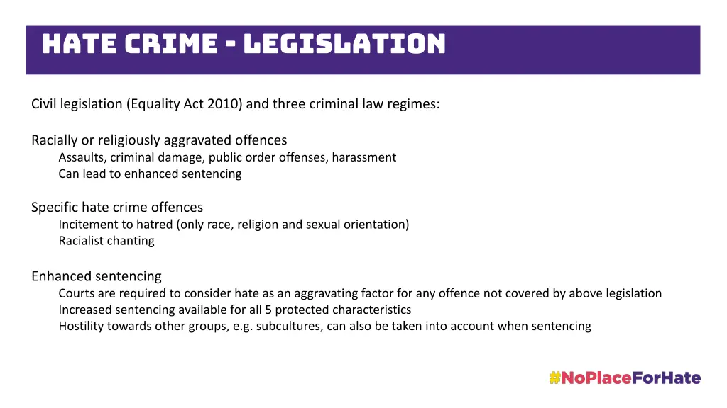 hate crime legislation