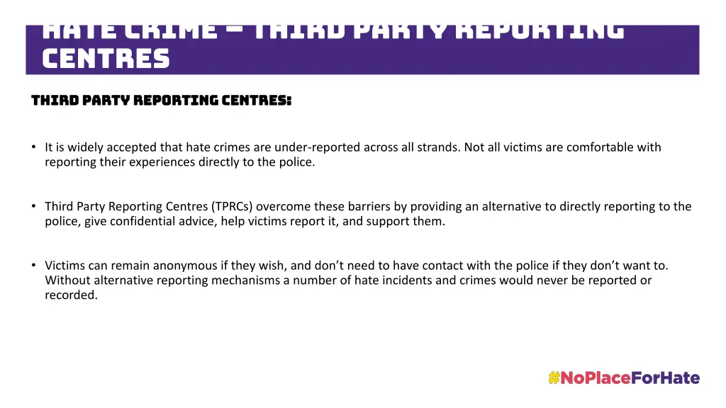 hate crime third party reporting centres 1