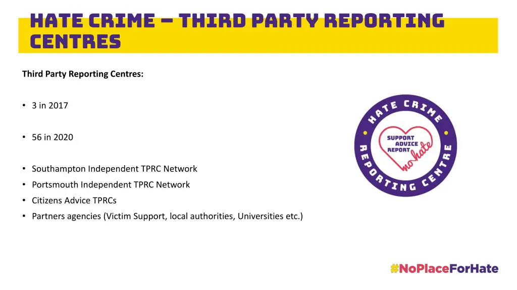 hate crime third party reporting centres 3