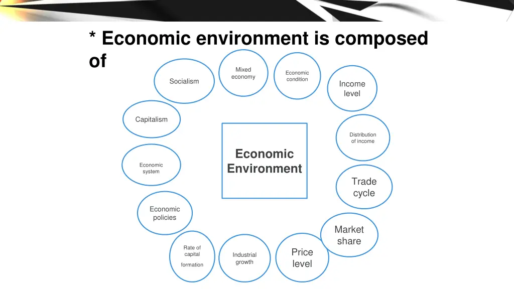 economic environment is composed of mixed economy