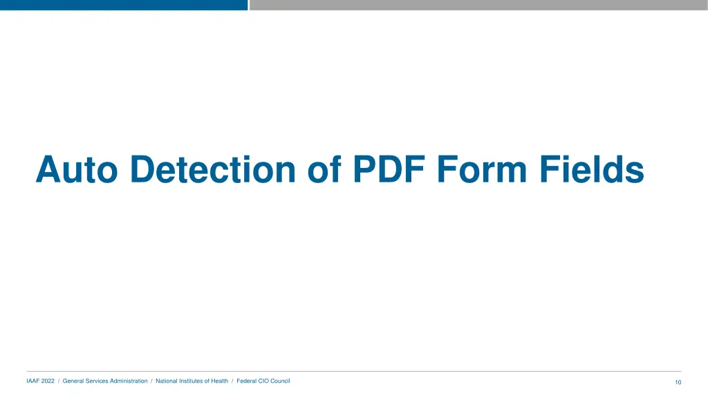 auto detection of pdf form fields