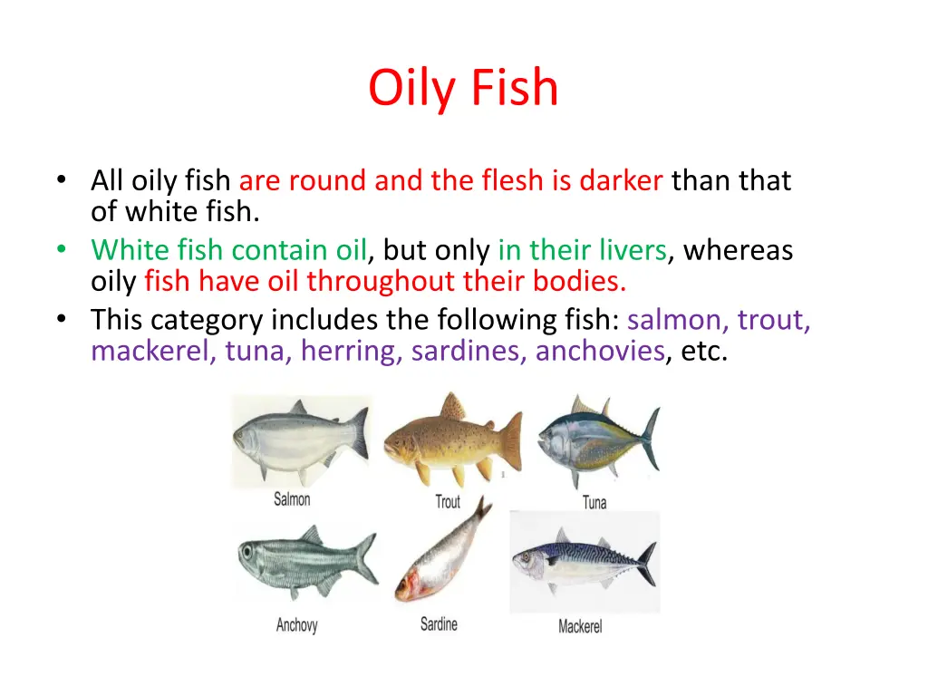 oily fish