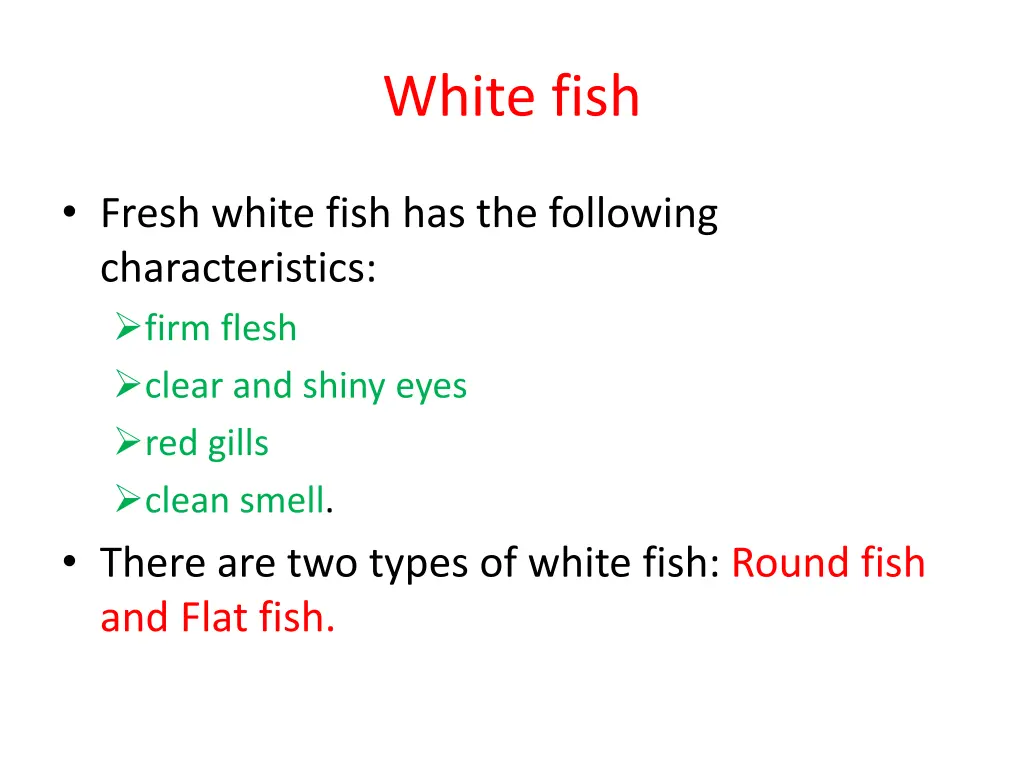 white fish