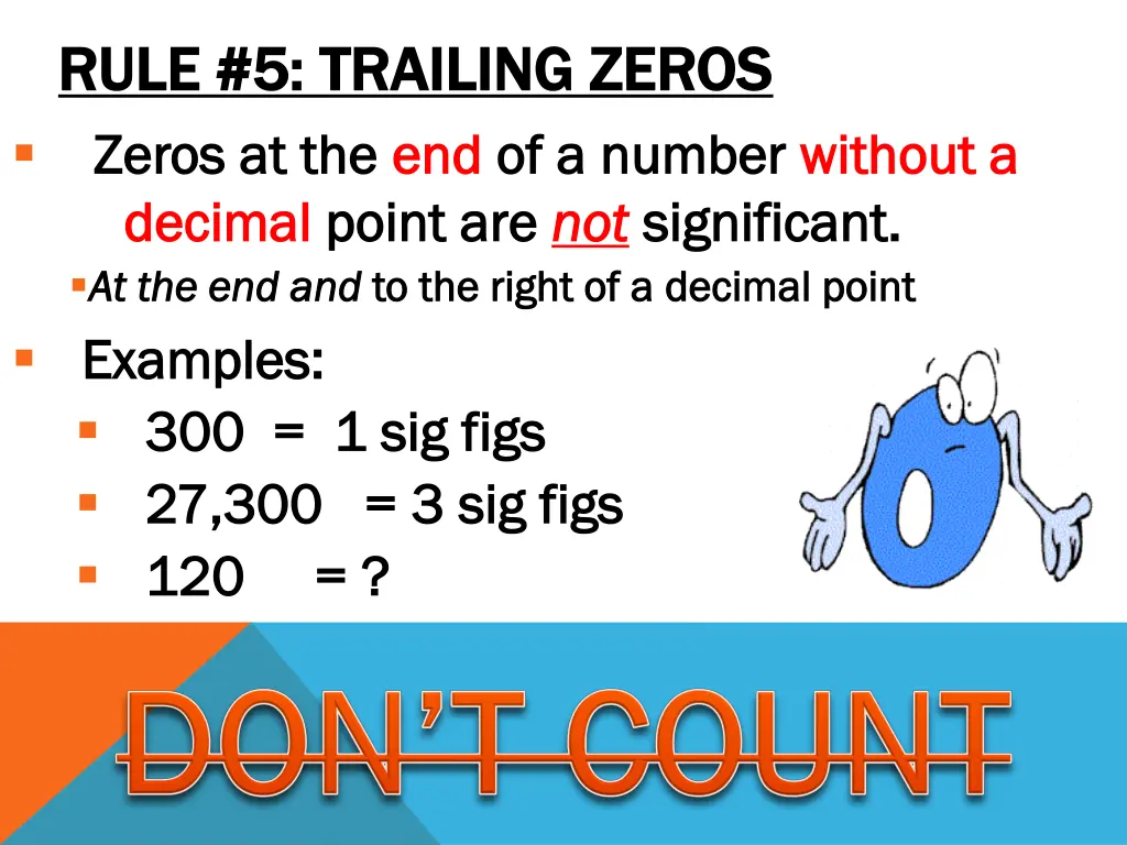 rule 5 trailing zeros rule 5 trailing zeros zeros