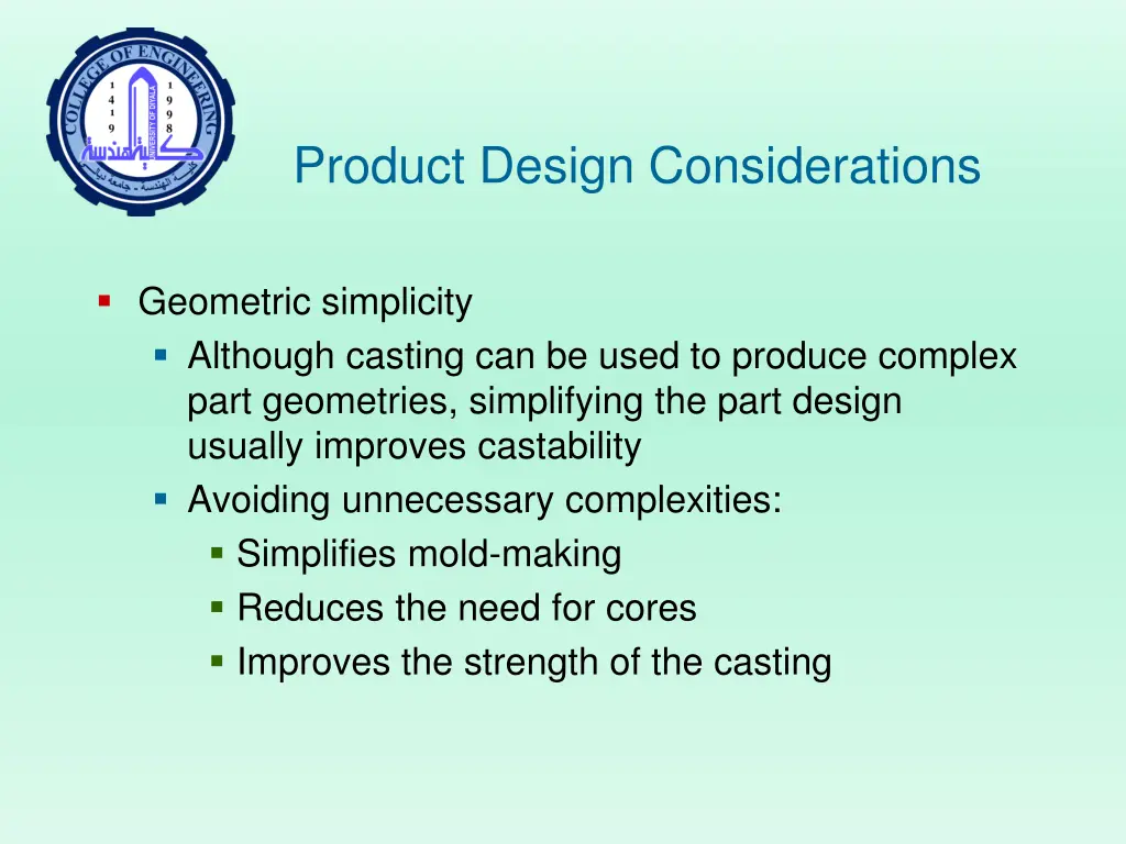 product design considerations