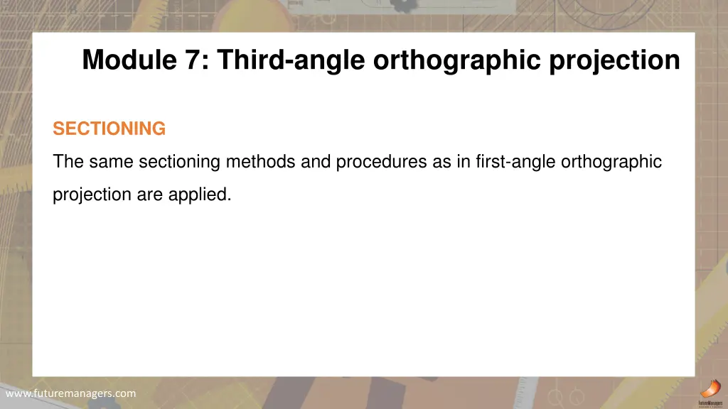 module 7 third angle orthographic projection