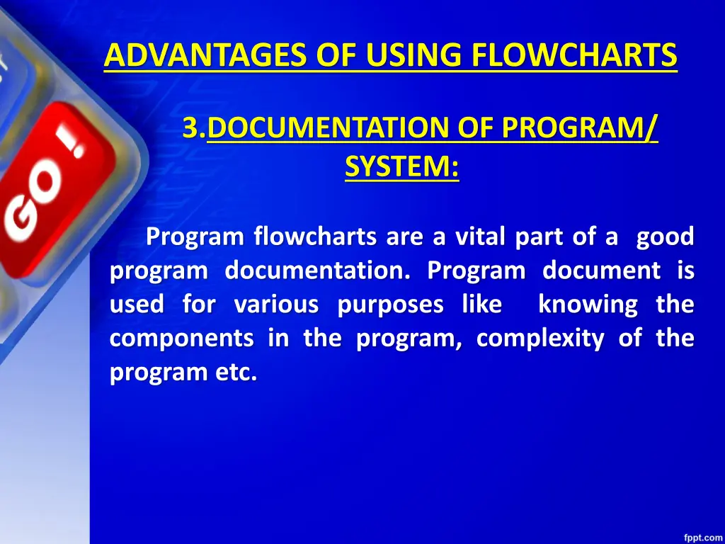 advantages of using flowcharts 3