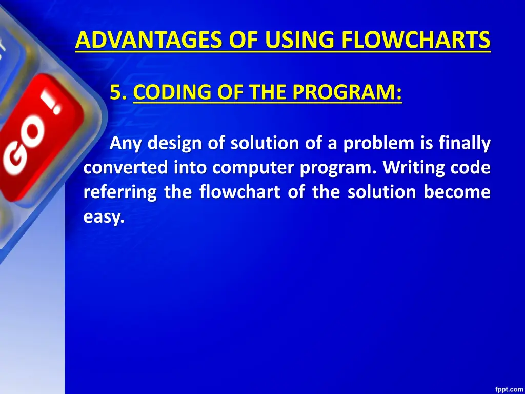 advantages of using flowcharts 5