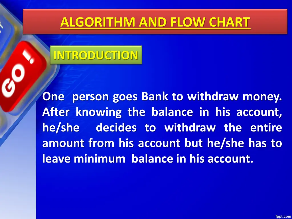 algorithm and flow chart 2