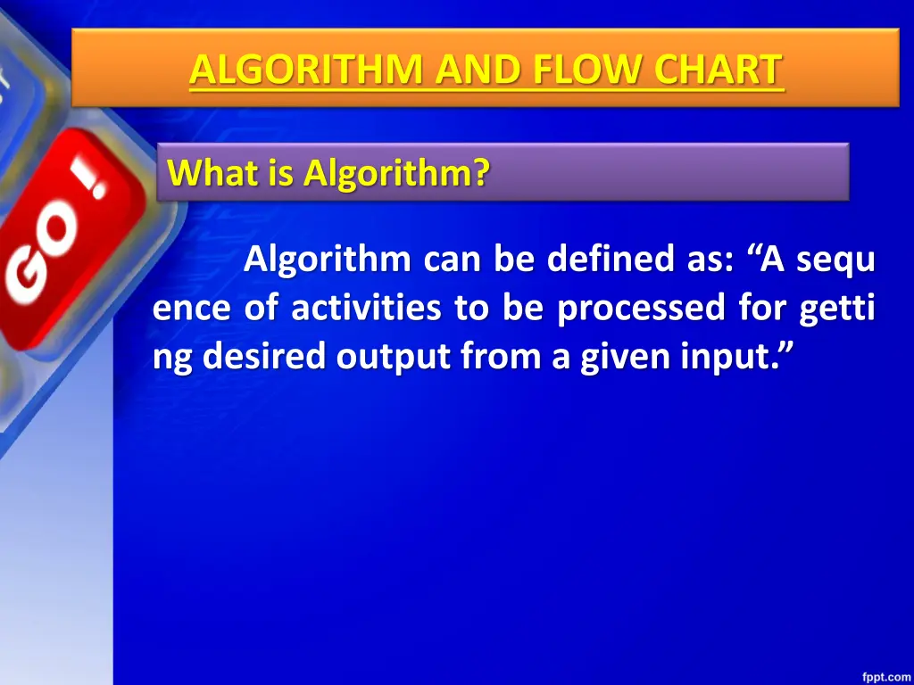 algorithm and flow chart 4