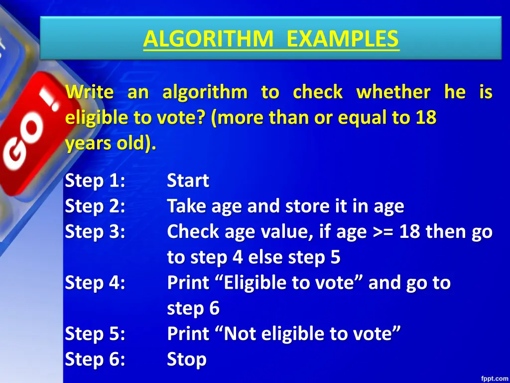 algorithm examples 3