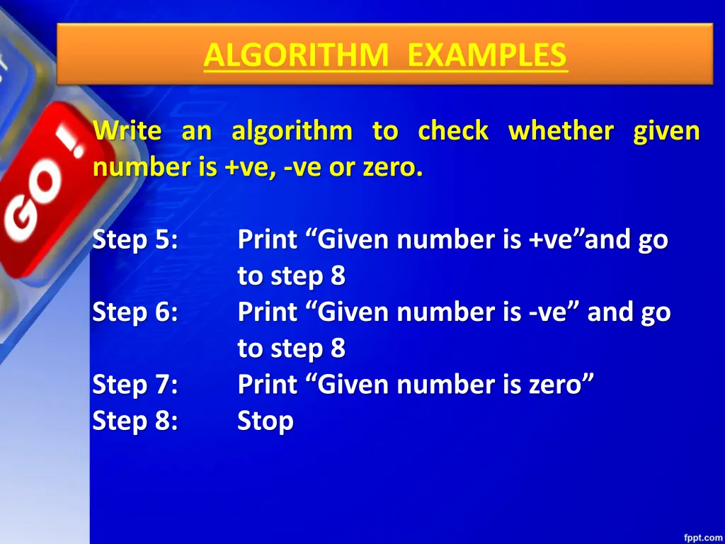 algorithm examples 5