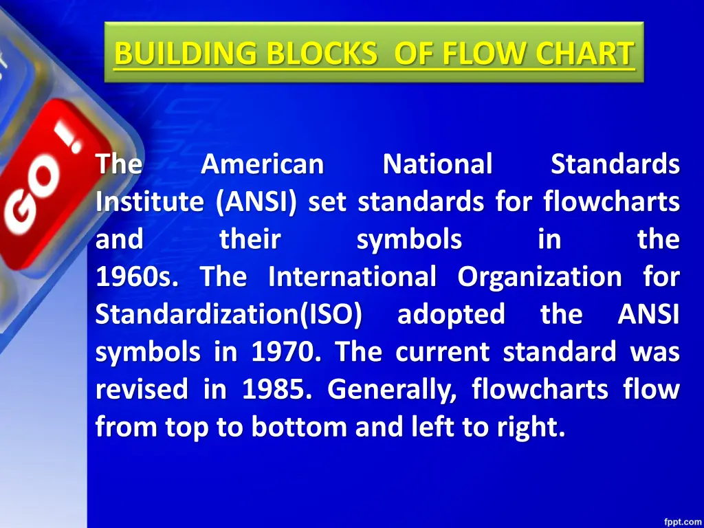 building blocks of flow chart