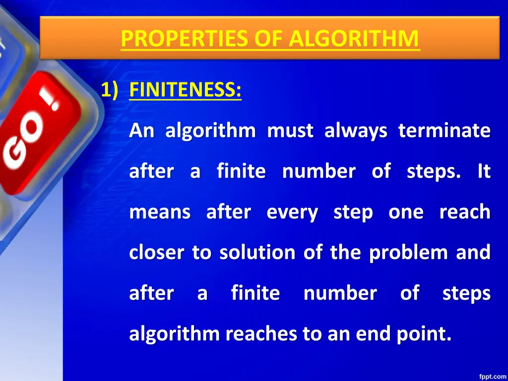 properties of algorithm 1