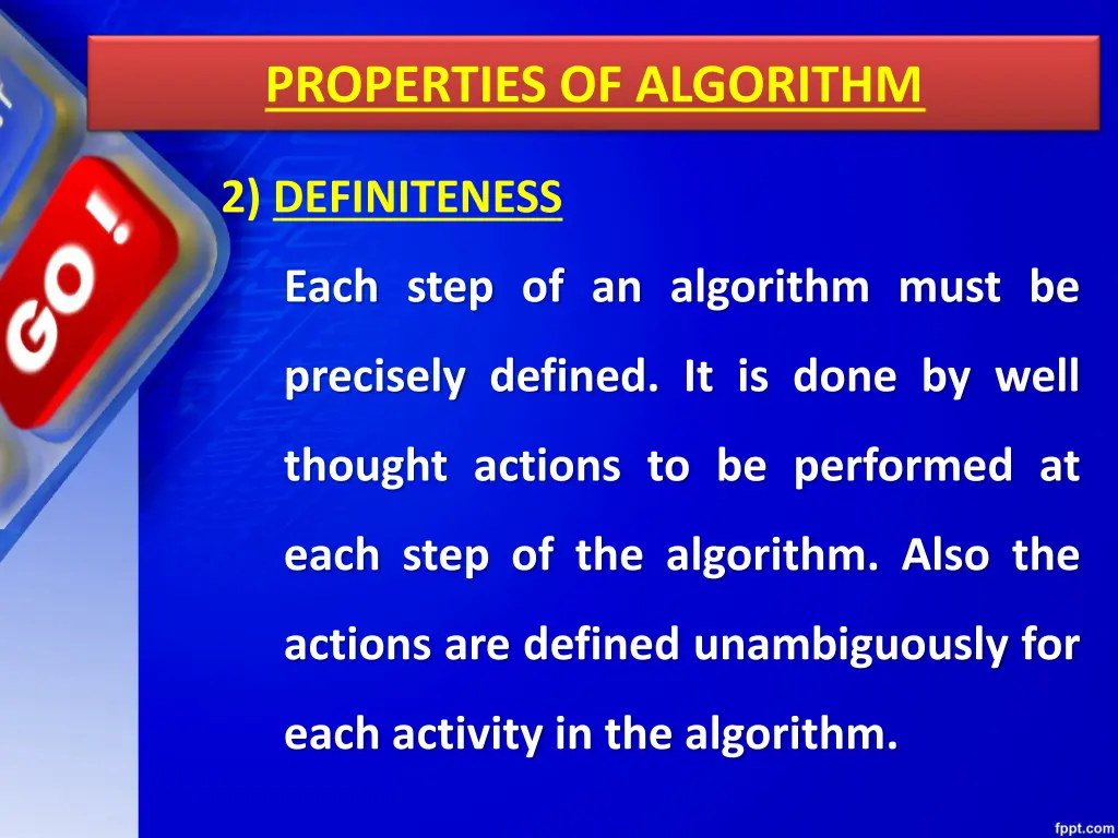 properties of algorithm 2