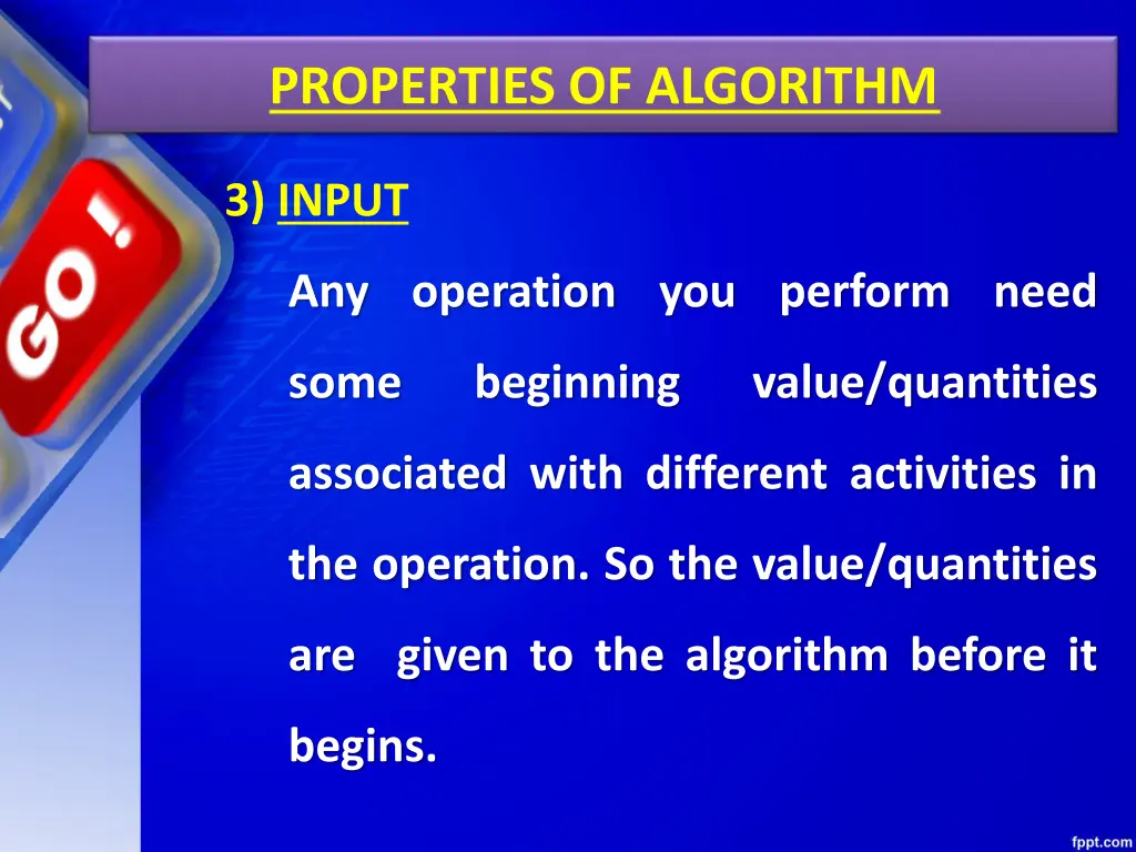 properties of algorithm 3