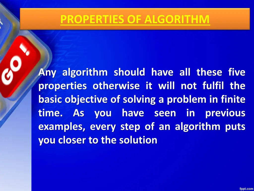 properties of algorithm 6