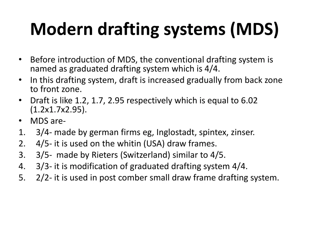 modern drafting systems mds