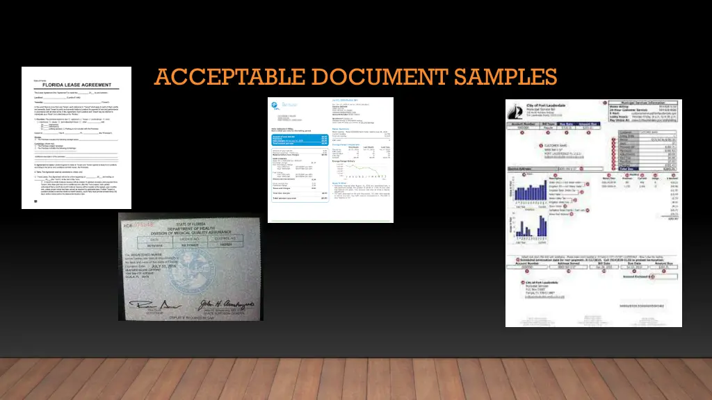 acceptable document samples 1