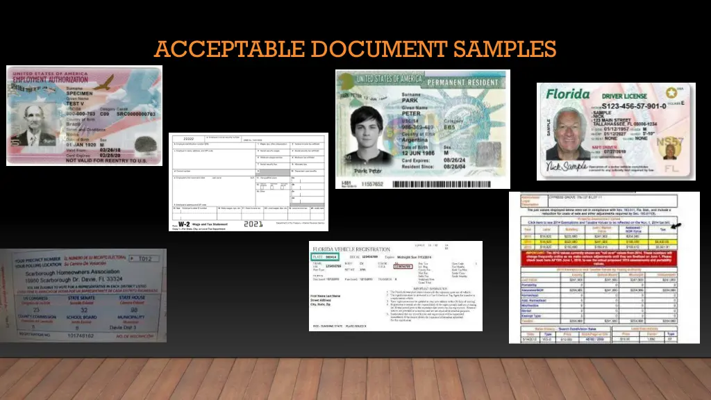 acceptable document samples