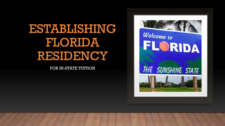 establishing florida residency