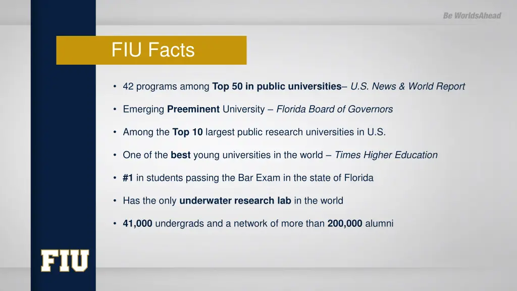 fiu facts