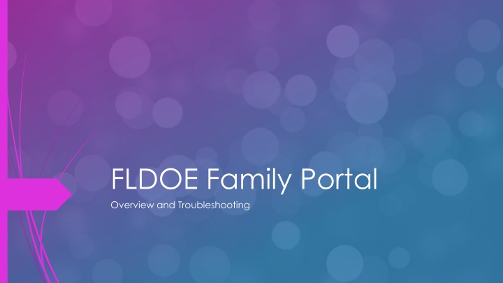 fldoe family portal overview and troubleshooting