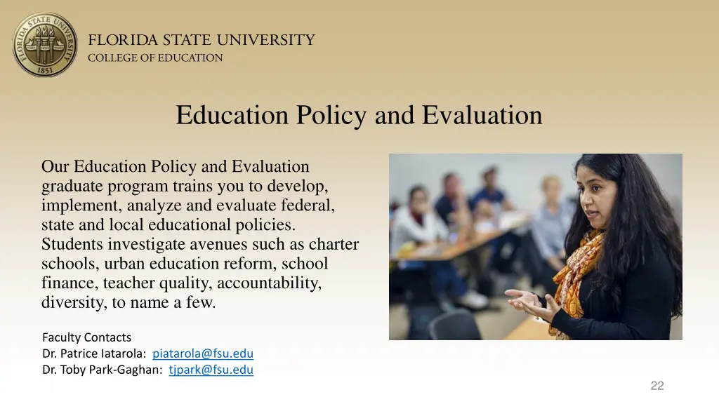 education policy and evaluation