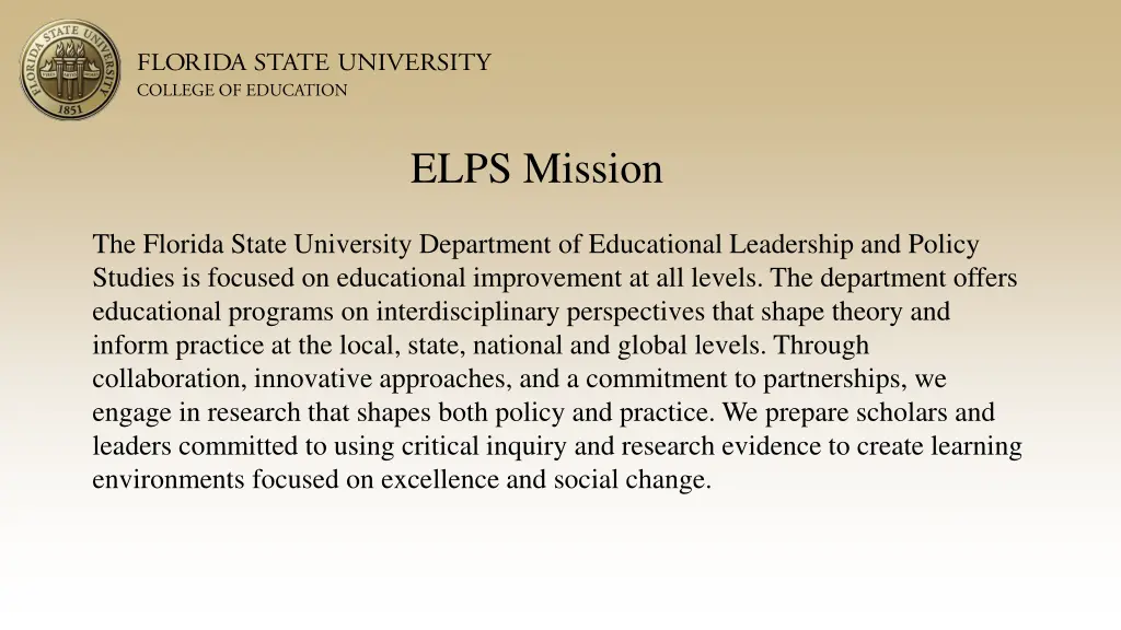 elps mission