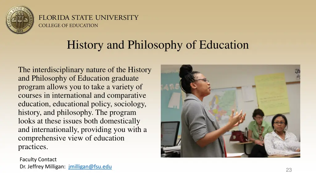 history and philosophy of education