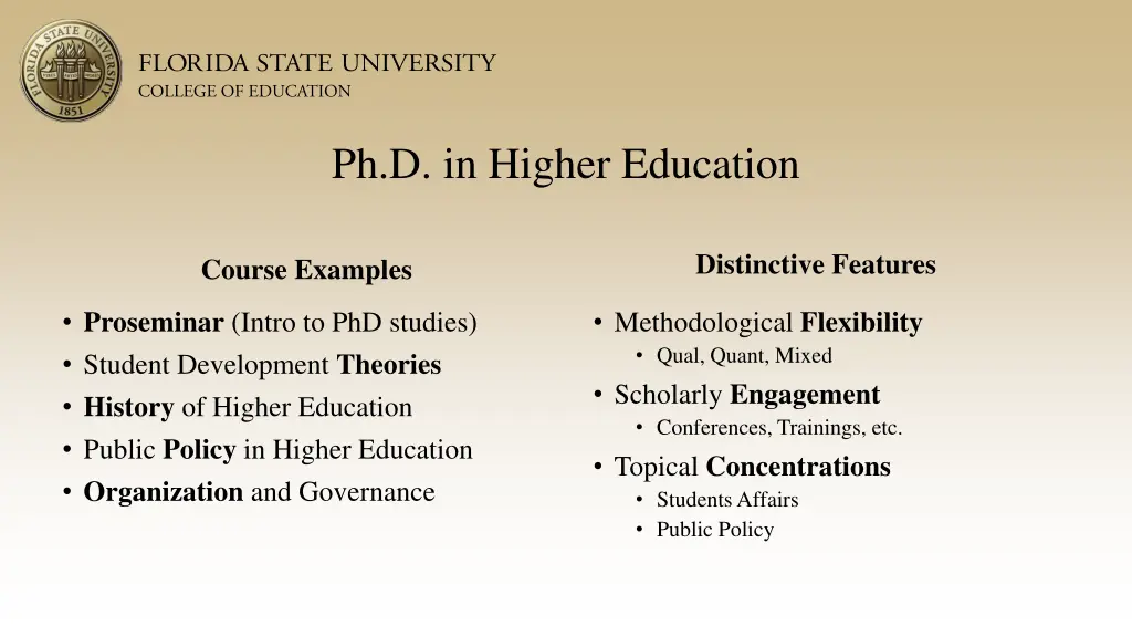 ph d in higher education