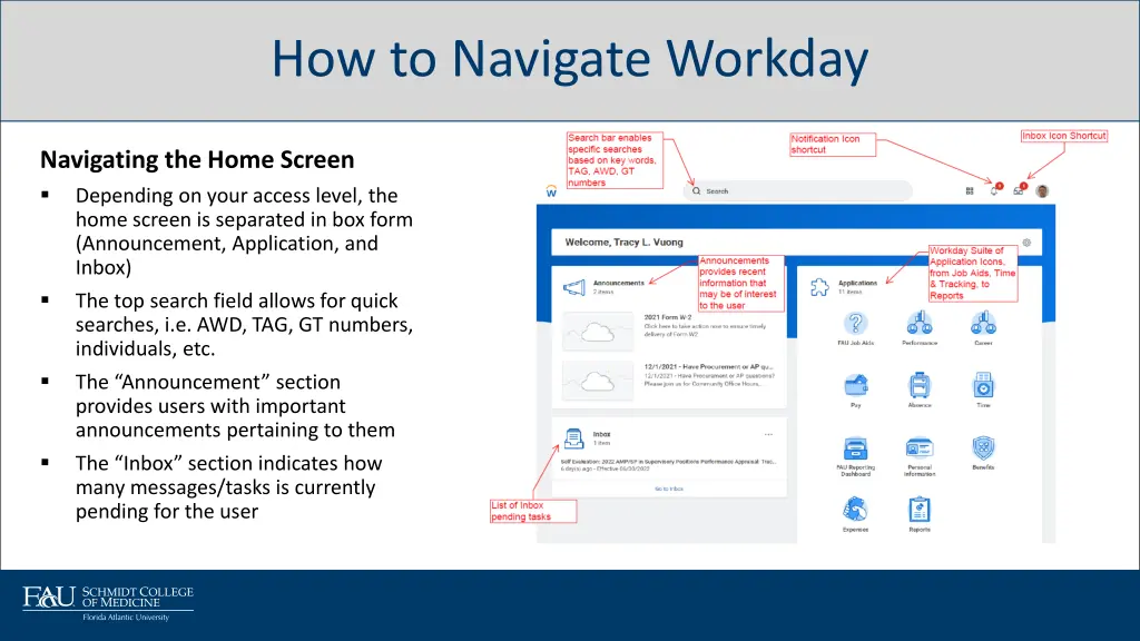 how to navigate workday