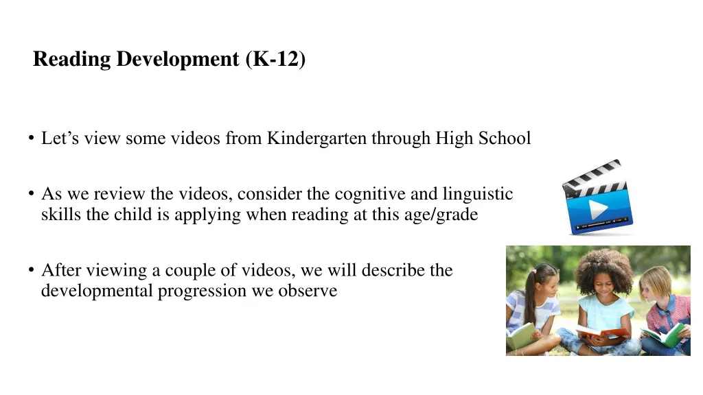 reading development k 12